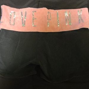 VS PINK yoga shorts